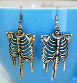 Skeleton earrings